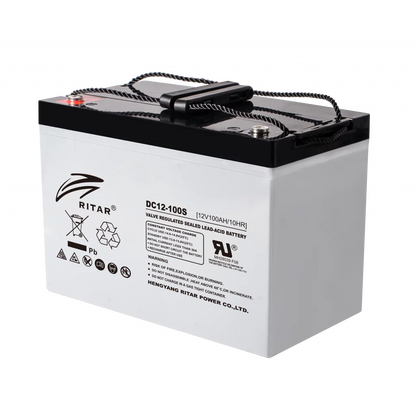 ritar-agm-deep-cycle-batteri-12v-100ah-c10-307x169x211mm-venstre