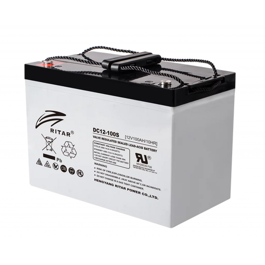 ritar-agm-deep-cycle-batteri-12v-100ah-c10-307x169x211mm-venstre