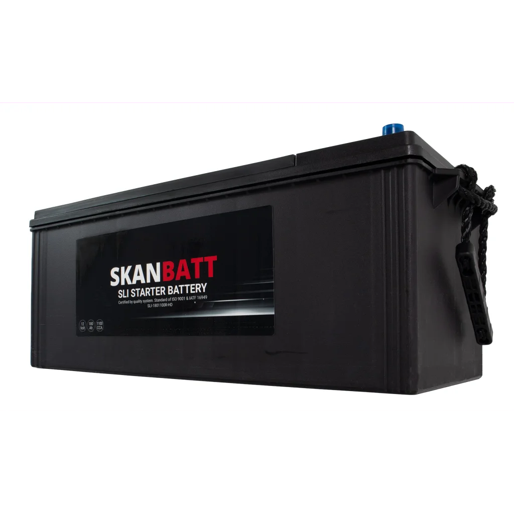 SKANBATT SLI HD Startbatteri 12V 180AH 1100CCA (513x224x218mm) +R