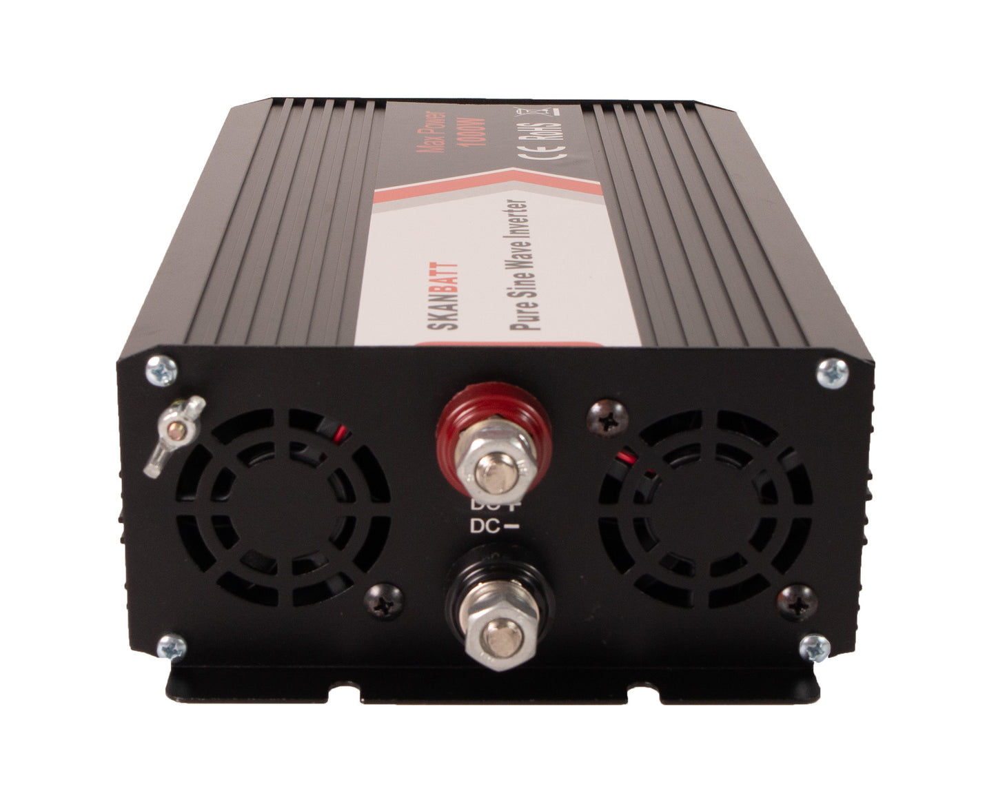 Skanbatt Inverter 12V 1000W Ren Sinus M/Trådløs Fjernkontroll