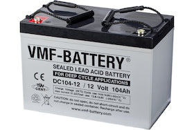 VMF AGM Batteri 12V 104AH (Tilsvarer Ritar DC12-100S) - Image 1