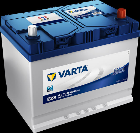 VARTA Blue Dynamic Batteri 12V 70AH 630CCA (261x175x200/220mm) +høyre E23 - Image 1