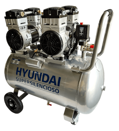 Hyundai Hyac100-3S Stillegående Kompressor 100L / 2200W shown in detail view