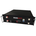 SKANBATT Premium Lithium 3U Rackbatteri 51,2V 100Ah - 5,12kWh - LiFePO4 - HEAT - OTA