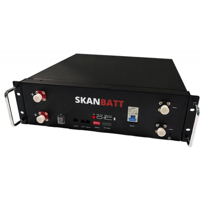 Produktbilde av SKANBATT Premium Lithium 3U Rackbatteri 51,2V 100Ah - 5,12kWh - LiFePO4 - HEAT - OTA