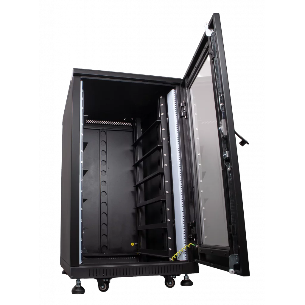 SKANBATT Kabinett/batteriskap for 6 stk Skanbatt Lithium 3U Rack