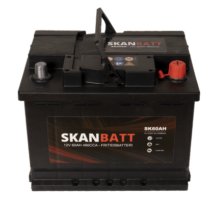 Skanbatt Fritidsbatteri 12V 60Ah 480Cca +Høyre shown in product view image 3