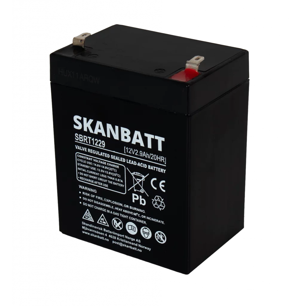 RITAR AGM Batteri 12V 2,9AH (79x56x106mm) F1