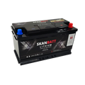 SKANBATT Lithium Start- og forbruksbatteri 12V 100Ah 1500CA - Bluetooth NB! B-VARE