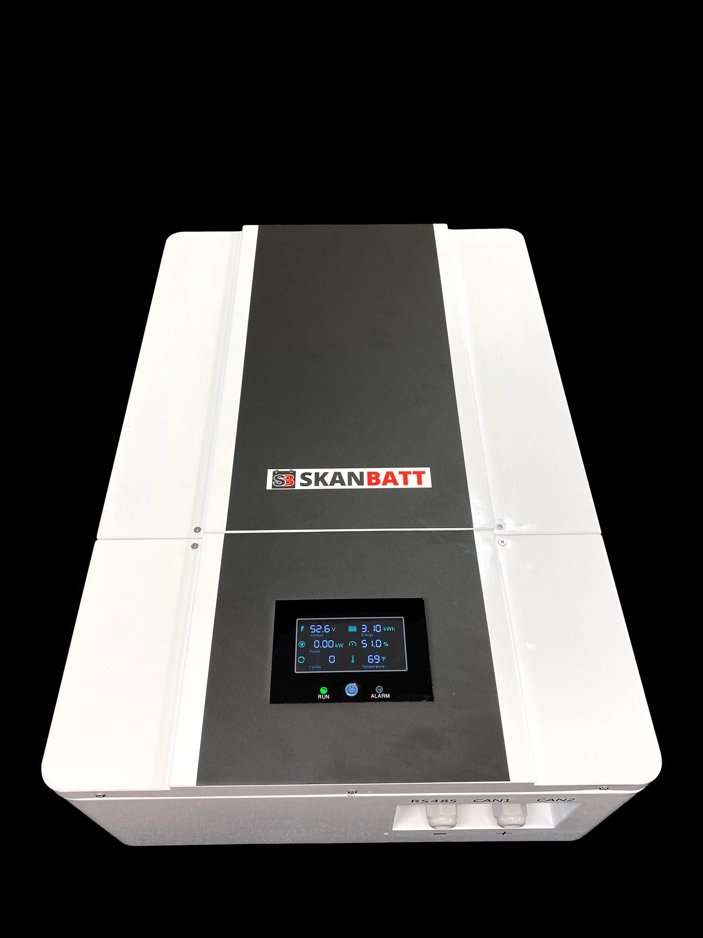 Skanbatt Powerwall Lifepo4 51,2V 120Ah - 6,144Kwt - Wifi - Heat