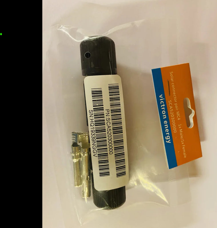 Victron Solar connector pair MC4, 1x Male/1x Female - Image 1