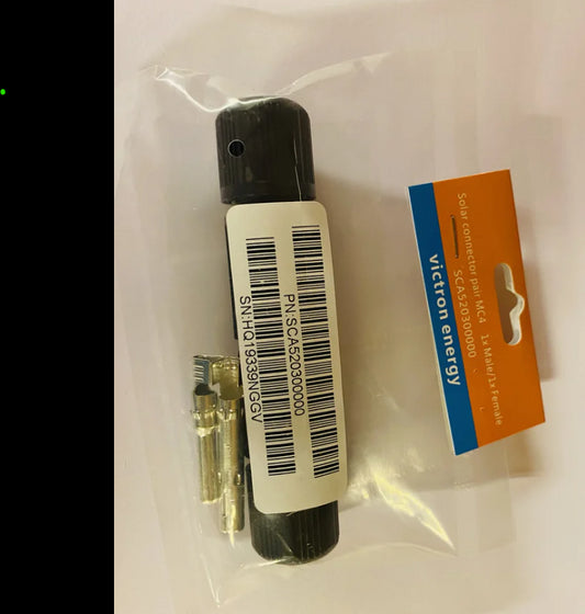 Victron Solar connector pair MC4, 1x Male/1x Female - Image 1