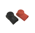 Isoleringskåpa för AGM/LiFePO4-batterier (25-50mm2) - (Set med röd/svart)