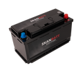 SKANBATT Base Lithium - 12V 100Ah 100A BMS - 352x174x190mm - 3 Års garanti - Bobil