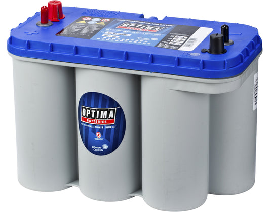 OPTIMA AGM Blue Top 12V 75AH 975CCA (325x165x238mm) +venstre 8052-188 - Image 1