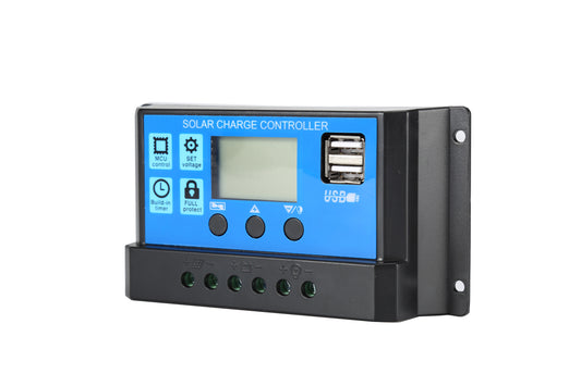 Solcelleregulator 12/24V 10A PWM - Image 1