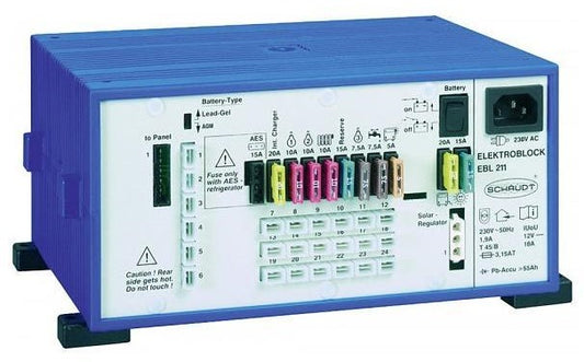 Schaudt EBL211+LT420 Display og strømsentral for bobiler - Image 1