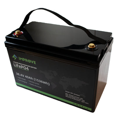 Improve Lithium Batteri 36V 40Ah (Lifepo4) Bms 40A shown in detail view