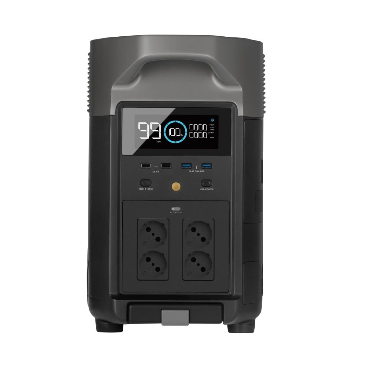 ECOFLOW DELTA Pro Bærbar Strømforsyning - LPS - 3600Wh - 3600W