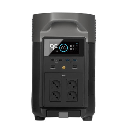 ECOFLOW DELTA Pro Bærbar Strømforsyning - LPS - 3600Wh - 3600W