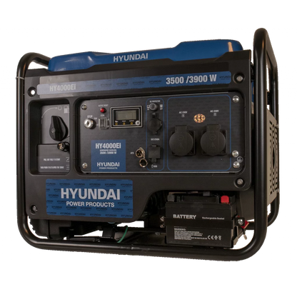 HYUNDAI HY4000Ei Inverter Aggregat 3900W - Fjernkontroll og ATS