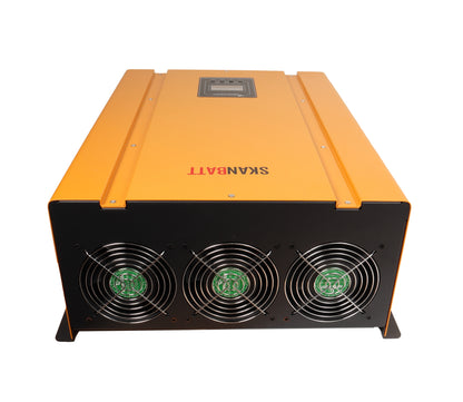 Skanbatt Kombi Batterilader Og Inverter 48V 10000W M/Fjernkontroll shown in angle view