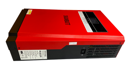 Skanbatt Pro Hybrid Inverter 24V 3000W (6000W) Mppt 80A shown in angle view