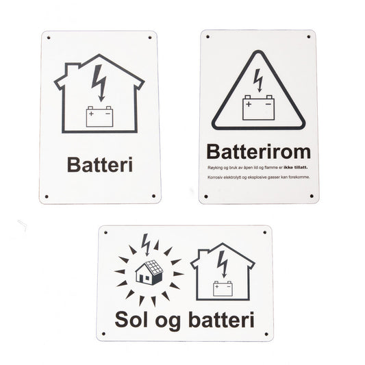 batteriskilt-aluminium