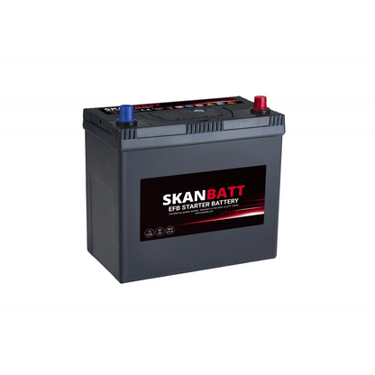 SKANBATT EFB Startbatteri 12V 45AH 430CCA +R shown in product view