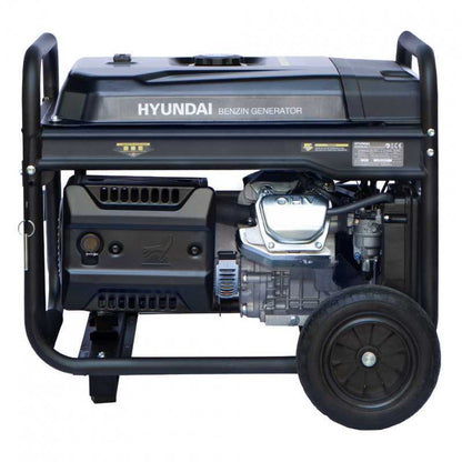 Hyundai Hy10100Lek-T Proff Strømaggregat 8000W - 400V & 230V 1-Fas - Elektrisk Start - Bensin - inkl. k shown in prod image 3