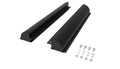 Festebrakett / Endespoiler Til Solcelle Takmontering 67Cm (Sett) - Aluminium Sort (Med Skruer)