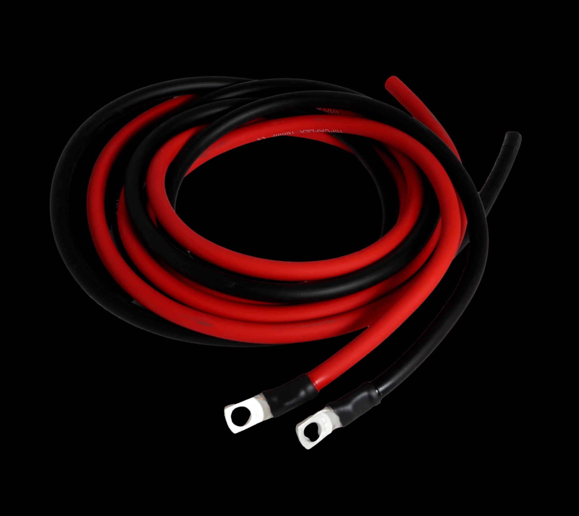 Kabel 2mtr 2x16mm2 til solcelleregulator (m/ 8mm øyer) - Image 1