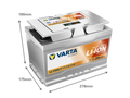 Varta Lithium Ll100Lt 12V 100Ah - Heat - Bluetooth (278X175X190Mm)