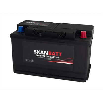 SKANBATT EFB Startbatteri 12V 80Ah 730CCA (315x175x190mm) +R