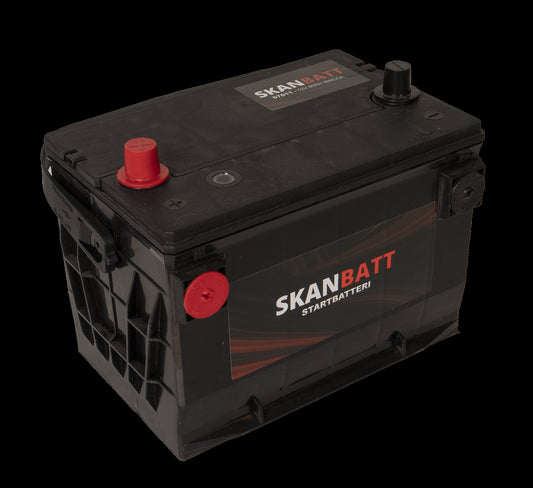 SKANBATT Startbatteri 12V 80AH 800CCA (260x179x180/207mm) +venstre - Image 1