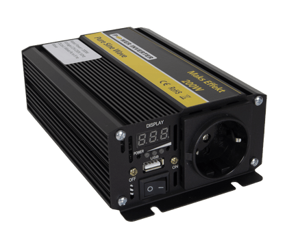Power Inverter 12V 200W Ren Sinus label detail