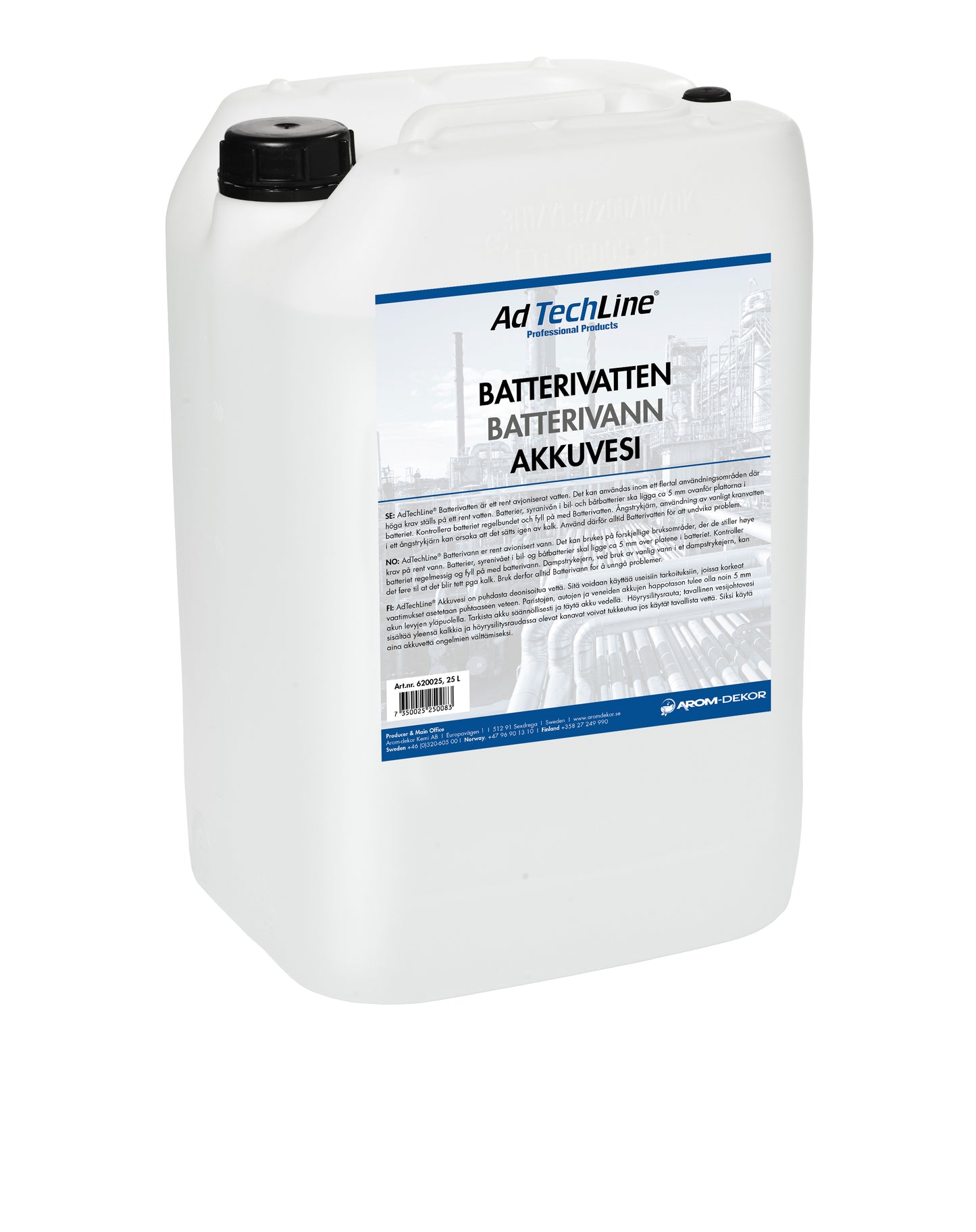 Batterivatten 25L