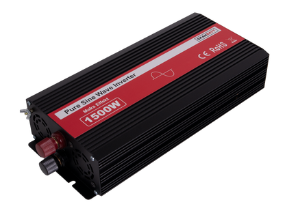 Skanbatt Inverter 12V 1500W Ren Sinus M/Kablet Fjernkontroll shown in product view