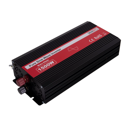 SKANBATT Inverter 12V 1500W Ren Sinus m/Kablet Fjernkontroll NB! KUPPVARE