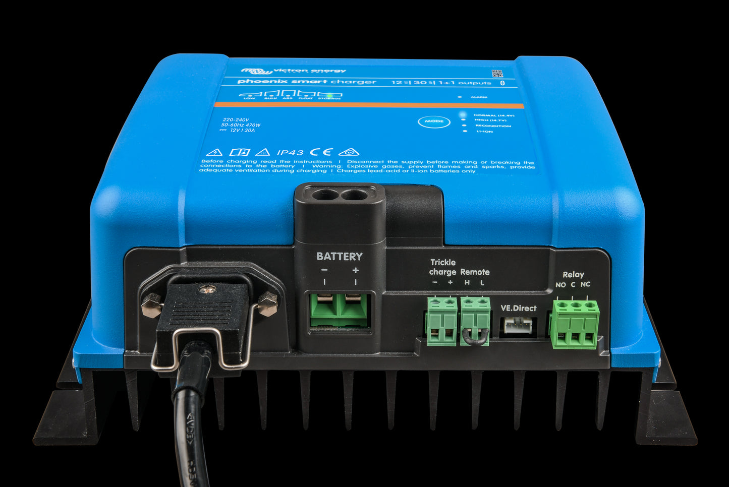 VICTRON Phoenix Smart IP43 Batterilader 24V 16A 1+1 kanaler - Image 2