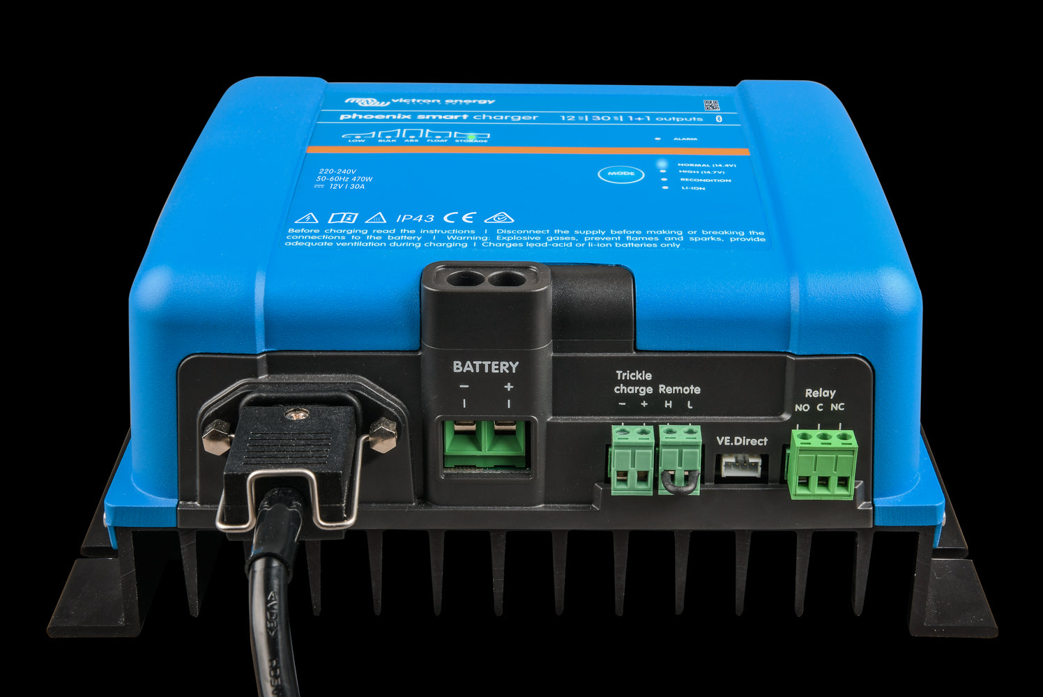 VICTRON Phoenix Smart IP43 Batterilader 24V 16A 1+1 kanaler - Image 2