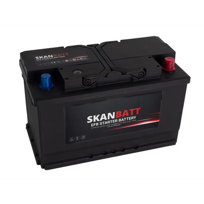 SKANBATT EFB Startbatteri 12V 80Ah 730CCA (315x175x190mm) +R