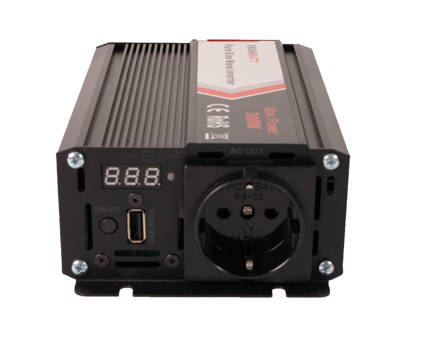 Skanbatt Inverter 12V 300W Ren Sinus