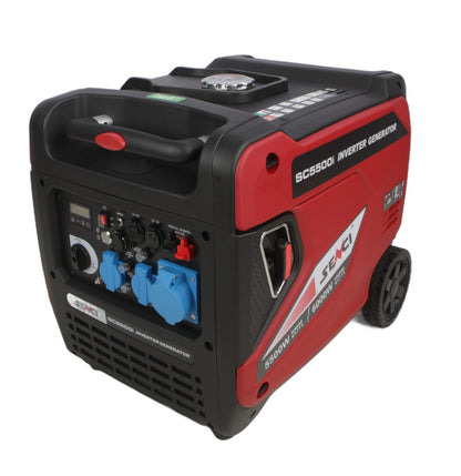 Senci Sc5500I Inverter Aggregat - Bensin - Max 6000W - Ats - Elektrisk Start - inkl. klargjøring shown in product view