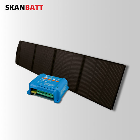 skanbatt-solcellepakke-220w-sammenleggbart-victron-mppt-15a