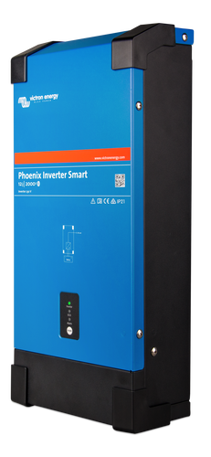Victron Phoenix Smart 12V 2000Va Ren Sinus Inverter shown in detail view