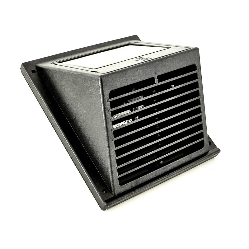WATTSTUNDE Solventilator Veggmodell Svart - Image 1