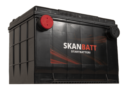 Skanbatt Startbatteri 12V 80Ah 800Cca +Venstre label detail