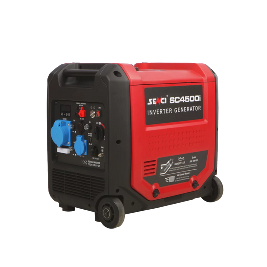 SENCI SC4500i Inverter Aggregat - Bensin - Max 4500W - ATS / Relestyring - Elektrisk start