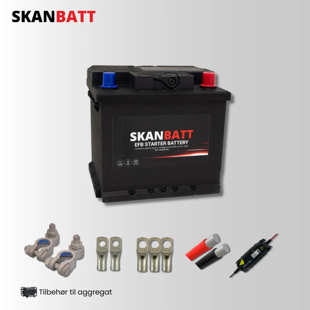 Batteripakke til Senci Bensin Aggregat shown in product view